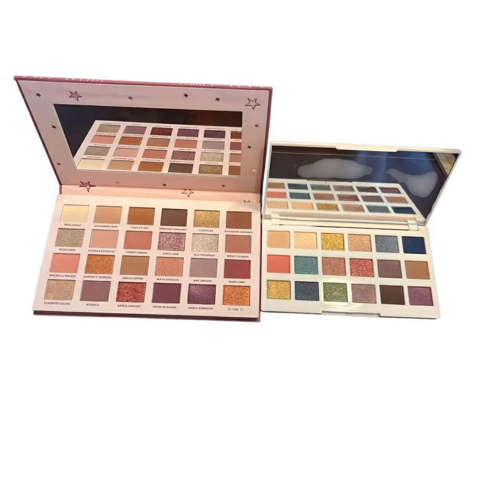 2 Ciate London eyeshadow palettes the editor I am woman shimmer colorful